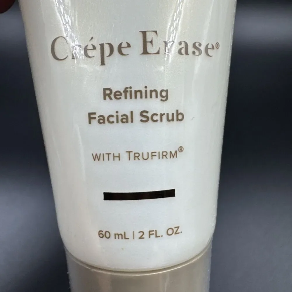 CREPE ERASE Refining Facial Scrub with Trufirm Fragrance Free 2oz/60ml - SEALED